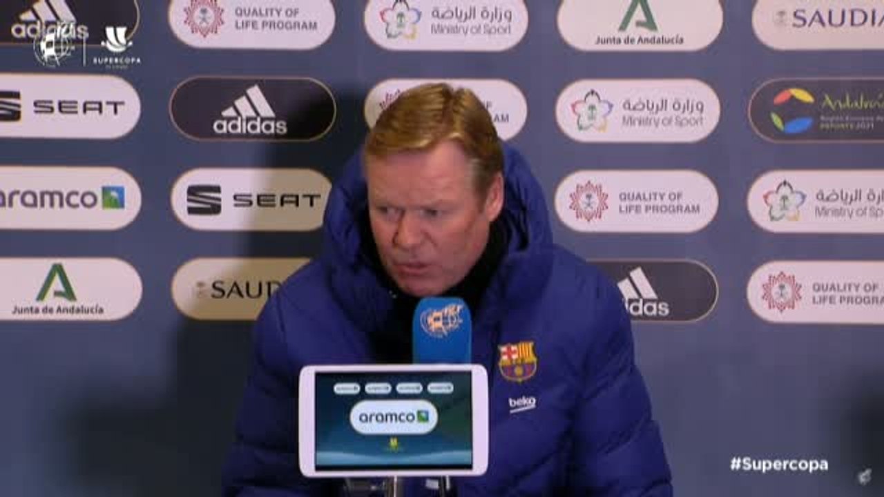 Koeman huye del favoritismo en la Supercopa: "Los cuatro tenemos opciones"