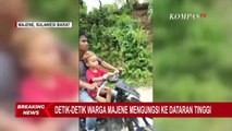 Detik-Detik Warga Melarikan Diri Mengungsi ke Dataran Tinggi Hindari Gempa Majene