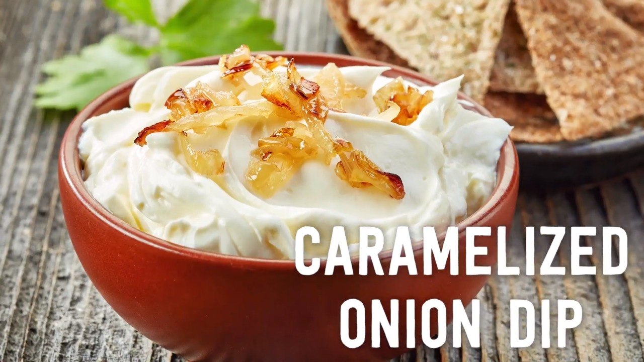 Tips From The Test Kitchen Caramelized Onion Dip video Dailymotion