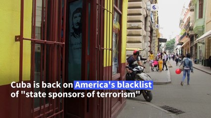 Havana residents react as US rebrands Cuba state sponsor of terror