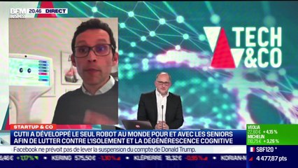 Start up & co : Cutii a développé le seul robot au monde pour et avec les seniors afin de lutter contre l'isolement et la dégénérescence cognitive - 12/01