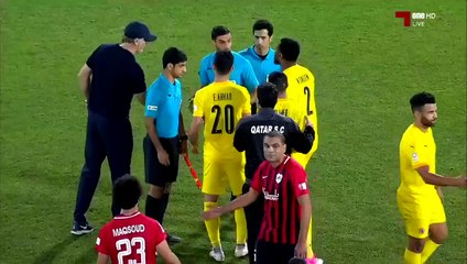 Carton rouge de Belaili vs Al Rayyan