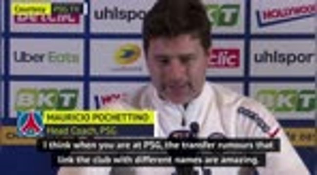 Transfer rumours 'amazing' but Poch only focused on beating Marseille