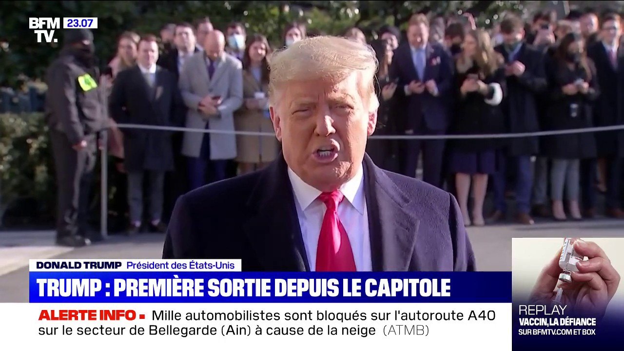 Procédure d'impeachment: au Texas, Donald Trump dénonce une "chasse aux sorcières"