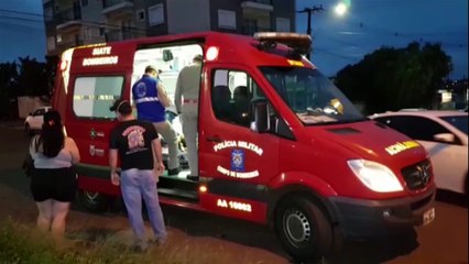 Download Video: Criança de 11 anos é socorrida pelo Siate após sofrer queda de bicicleta no Bairro Universitário