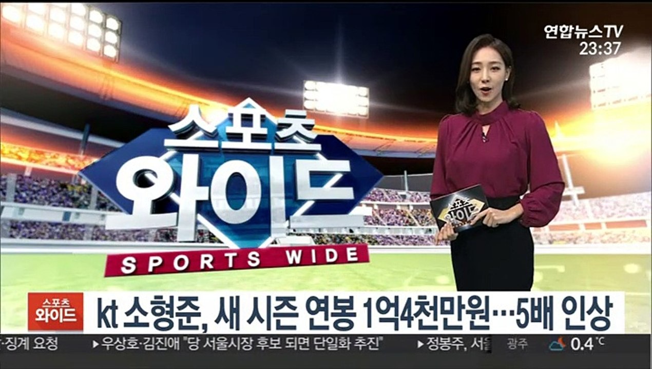 [프로야구] '신인왕' kt 소형준, 새 시즌 연봉 1억4천만원…5배 인상