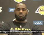 Lakers - LeBron : ''Être la meilleure défense de la ligue''