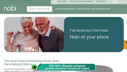 CES 2021: lâmpada inteligente permite monitorar moradores frágeis