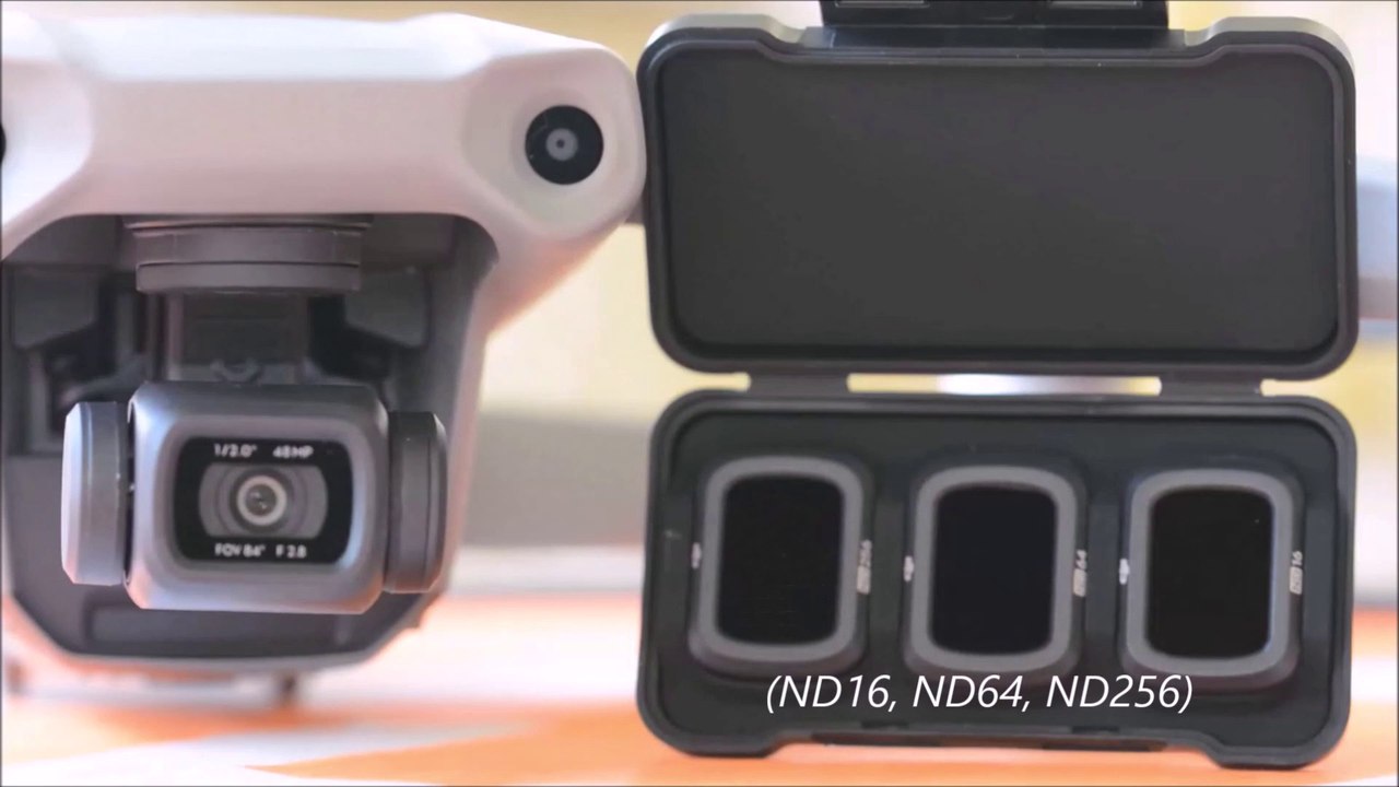 DJI Mavic Air 2 ND Filter 16 ND64 ND256 comparison and normal wind test