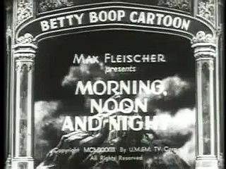 Betty Boop Morning Noon and Night 1933