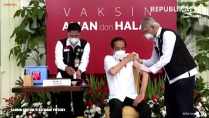 Disuntik Vaksin Pertama, Jokowi tak Merasa Sakit