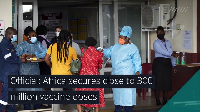 Official: Africa secures close to 300 million vaccine doses, and other top stories in health from January 13, 2021.