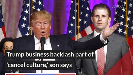 Trump business backlash part of 'cancel culture,' son says, and other top stories in general news from January 13, 2021.