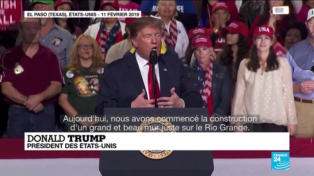 États-Unis Donald Trump attendu aux Texas pour vanter son mur et voir l'évolution des travaux