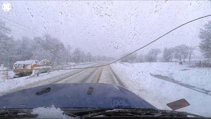 Close Call in the Texas Snow 2021