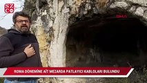 Roma dönemine ait oda mezarda patlayıcı için yerleştirilmiş kablolar bulundu