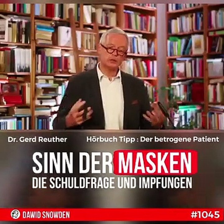 Wenn ich keine Maske trage gefährde ich niemanden!!!! Das ist ein Schuldkompl...