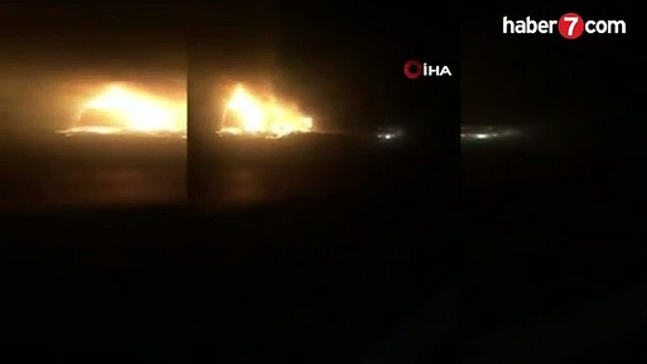 Seyir halindeki tır alev topuna döndü