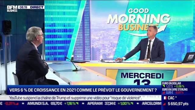 Patrick Artus (Natixis) : Vers 6% de croissance en 2021 comme le prévoit le gouvernement ? - 13/01