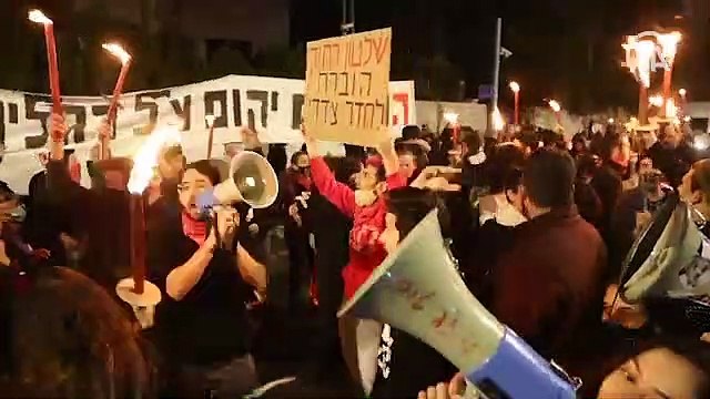 İsrail'de Netanyahu karşıtı protestolar devam ediyor