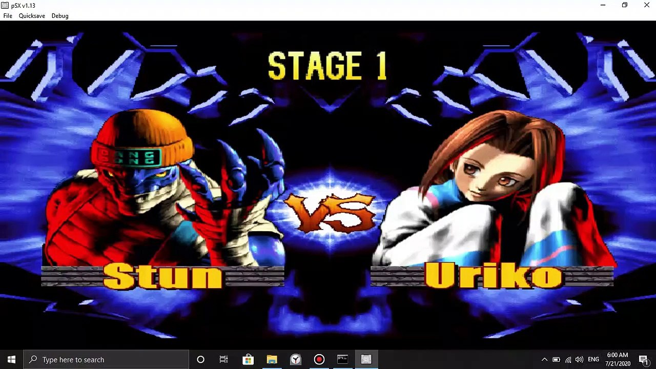 Stun(The Insect) defeats Uriko(The Half Beast) (#1) - Bloody Roar 2