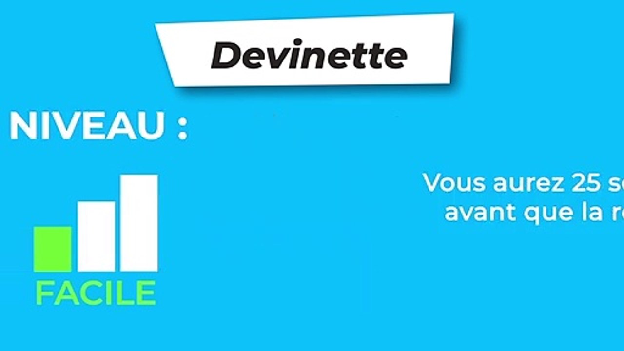 Devinette : Immobile mobile