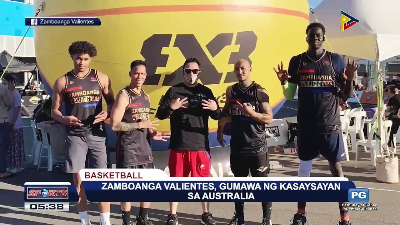 SPORTS BALITA: Zamboanga Valentes, gumawa ng kasaysayan sa Australia