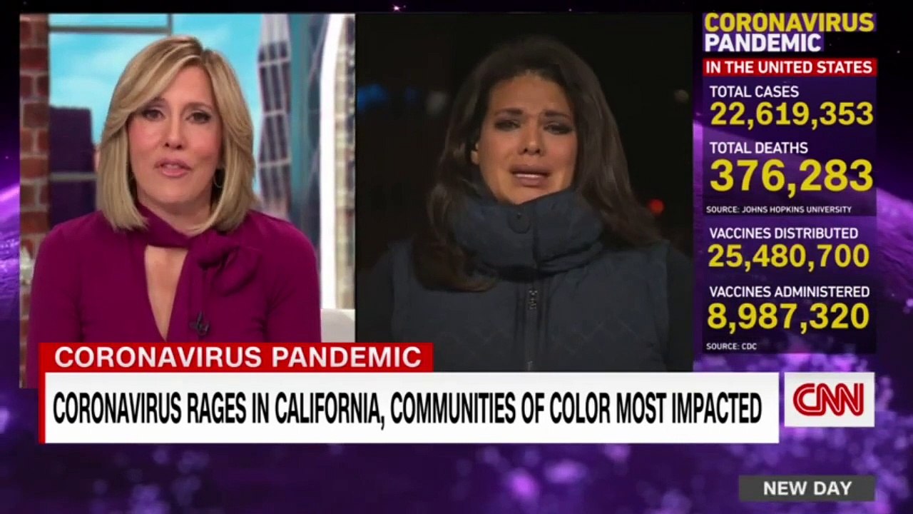 Coronavirus - Après avoir visité un hôpital de Los Angeles, une journaliste de CNN fond en larmes lors de son direct - VIDEO