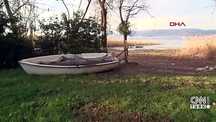 Sapanca Gölü de kuraklıktan nasibini aldı | Video