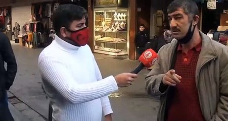 Gaziantep'teki sokak röportajından: "FOX'u izlediğin için deprem oluyor işte"