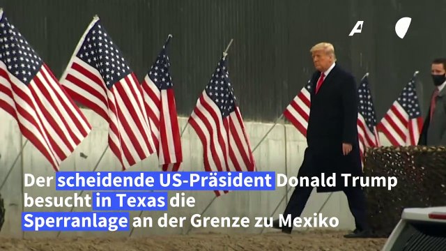 Trump: Niemand wird die Mauer zu Mexiko anrühren