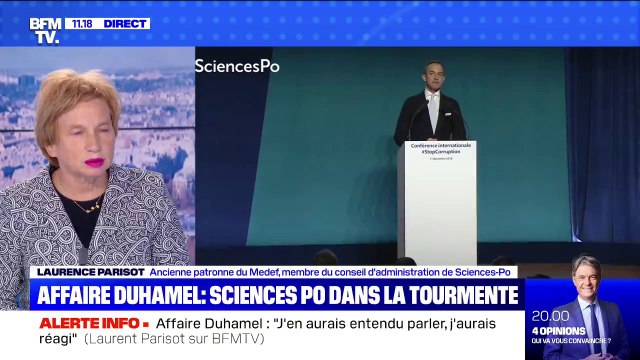Laurence Parisot sur l'affaire Duhamel: Si j'en avais entendu parler, j'aurais réagi