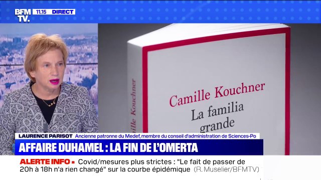 Laurence Parisot sur l'affaire Duhamel: Camille Kouchner fait preuve d'un courage admirable en publiant ce récit