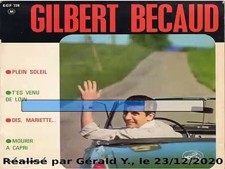 Gilbert Bécaud_Plein soleil (1964)karaoké