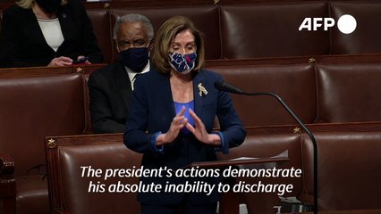 Pelosi says Trump 'must be removed immediately'