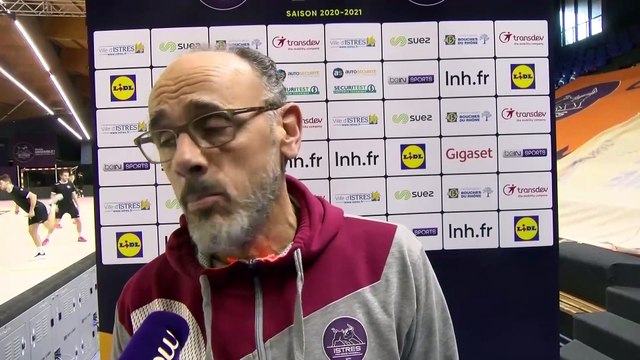 Le coach Gilles Derot sur la préparation d'Istres Provence Handball après les fêtes