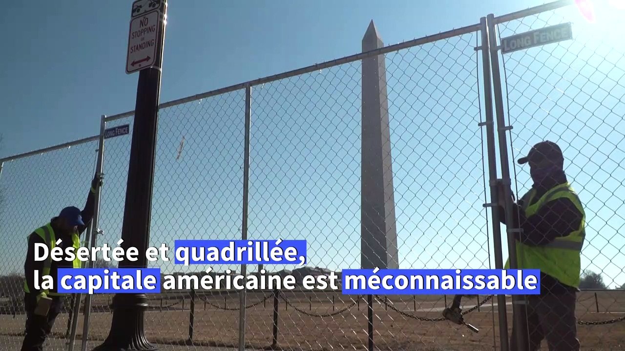 Washington: une capitale désertée se prépare à l'investiture de Biden