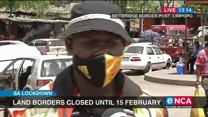 SA's land borders closed until 15 February