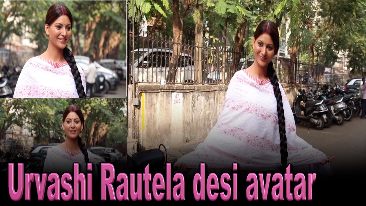 Urvashi Rautela dons desi avatar