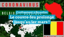 Bruxelles : le couvre-feu prolongé jusqu'au 1er mars !