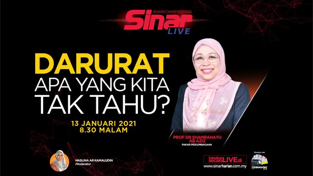 [LIVE] Darurat apa yang kita tak tahu?