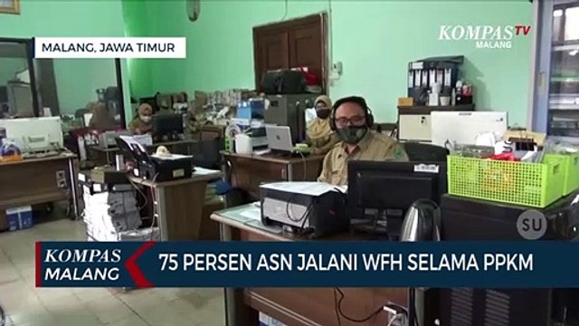 75 Persen ASN Jalani WFH Selama PPKM