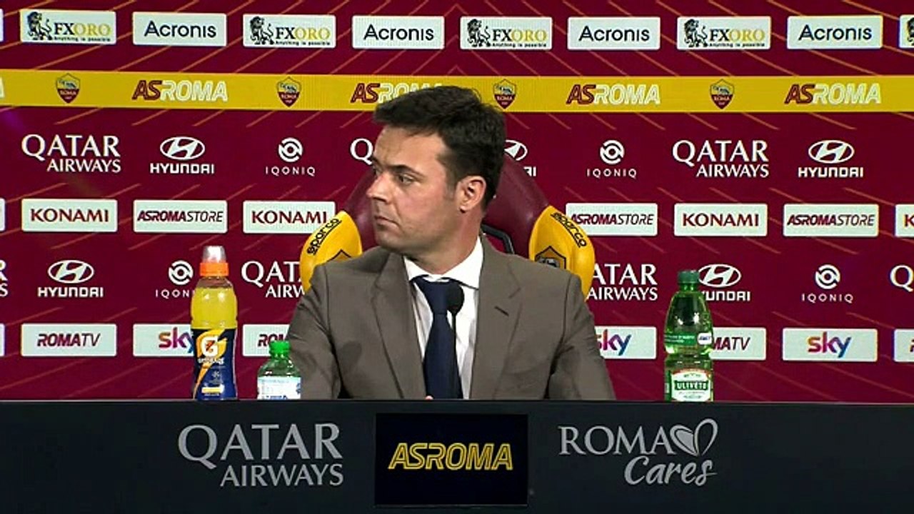 Roma, la conferenza di presentazione di Tiago Pinto