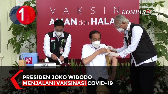 [TOP3NEWS] Jokowi Vaksinasi Perdana, Calon Tunggal Kapolri, Evakuasi Sriwijaya Air SJ182.