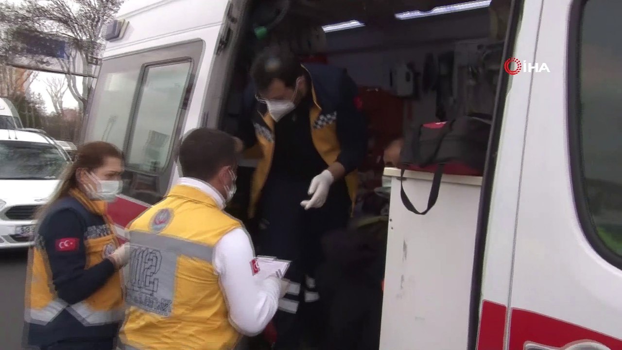 Kayseri'de zincirleme kaza: 4 araç birbirine girdi, 2 kişi yaralandı