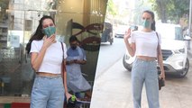 Katrina Kaif’s Sister Isabelle Refuses To Take Her Mask Off For Paparazzi