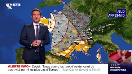 La météo pour ce jeudi 14 janvier 2021
