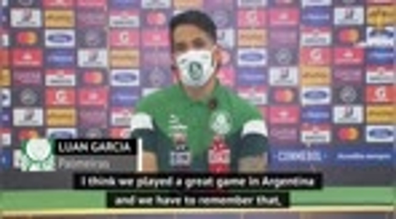 Palmeiras fans and players jubilant at reaching...