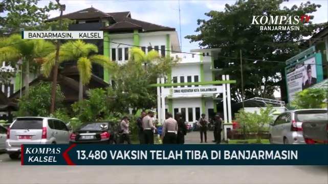 Vaksin Covid-19 Telah Tiba di Banjarmasin, Tenaga Kesehatan Mendapat Giliran Pertama Vaksinasi