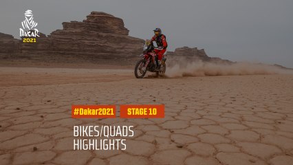 #DAKAR2021 - Stage 10 - Neom / AlUla - Bike/Quad Highlights